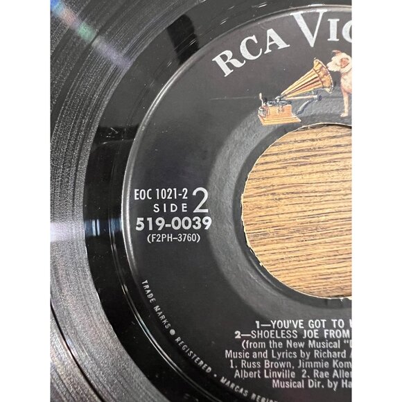 Damn Yankees Vinyl Rca Victor 45 EP Record Musical 3 Sides 6 Songs Set - Picture 3 of 11